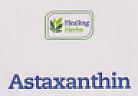 HEALING HERBS ASTAXANTHIN (and logo) trademark logo