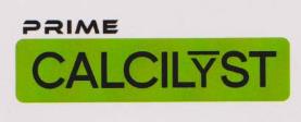PRIME CALCILYST (and logo) trademark logo