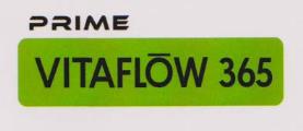 PRIME VITAFLOW 365 (and logo) trademark logo