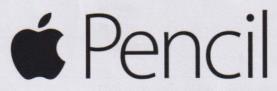 Pencil with apple logo (and logo) trademark logo