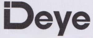 Deye (and logo) trademark logo