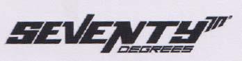 SEVENTY70° DEGREES (and logo) trademark logo