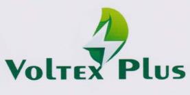 VOLTEX PLUS (and logo) trademark logo