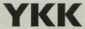 YKK (and logo) trademark logo