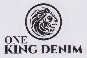 ONE KING DENIM (and logo) trademark logo