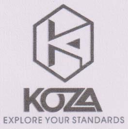 KOZA EXPLORE YOUR STADARDS (and logo) trademark logo