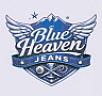 BLUE HEAVEN JEANS (and logo) trademark logo