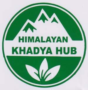 HIMALAYAN KHADYA HUB (and logo) trademark logo