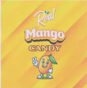 REAL MANGO CANDY (and logo) trademark logo