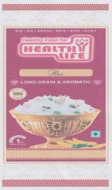 HEALTHY FOOD FOR HEALTHY LIFE (and logo) trademark logo