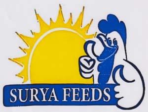 SURYA FEEDS (and logo) trademark logo