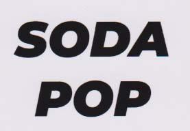 SODA POP (and logo) trademark logo