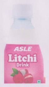 ASLE LITCHI DRINK (and logo) trademark logo