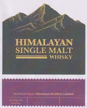 HIMALAYAN SINGLE MALT WHISKY (and logo) trademark logo