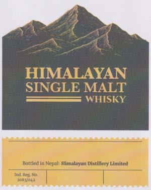 HIMALAYAN SINGLE MALT WHISKY (and logo) trademark logo
