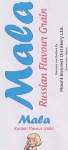 MALA RUSSIAN FLAVOUR GRAIN (and logo) trademark logo