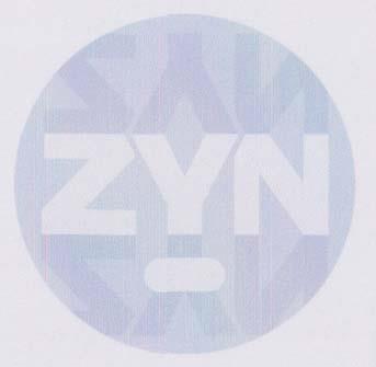 ZYN (and logo) trademark logo