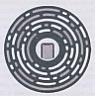 APP CLIP CODE ICON WITH PHONE (BLACK BACKGROUND) (and logo) trademark logo