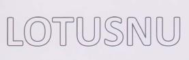 LOTUSNU (and logo) trademark logo