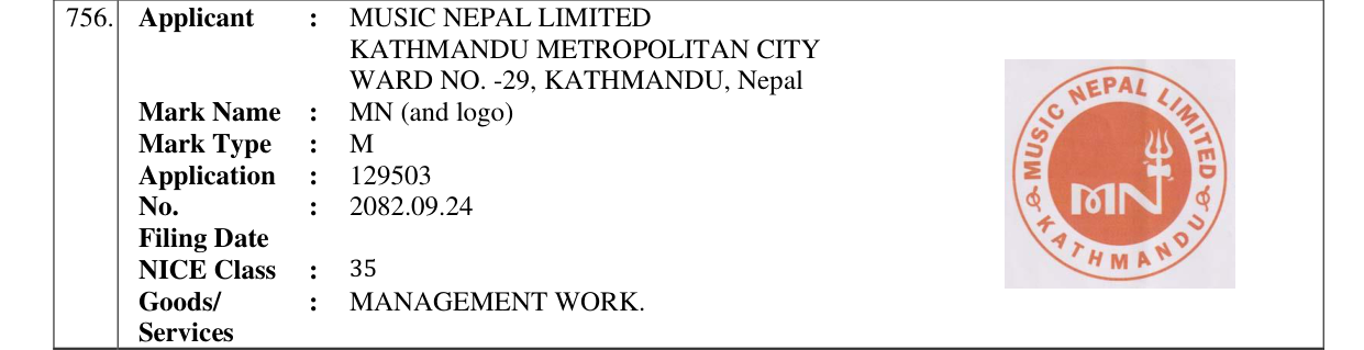 Original bulletin entry for MN (and logo)