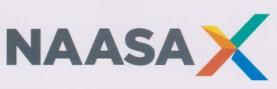 NAASA X (and logo) trademark logo
