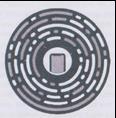 APP CLIP CODE ICON WITH PHONE (BLACK BACKGROUND) (and logo) trademark logo