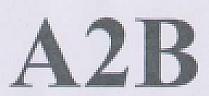 A2B (and logo) trademark logo