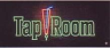 TAP ROOM (and logo) trademark logo