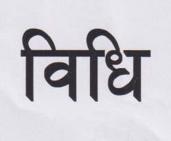 VIDHI (and logo) trademark logo