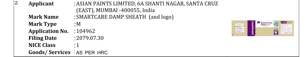 Original bulletin entry for SMARTCARE DAMP SHEATH (and logo)