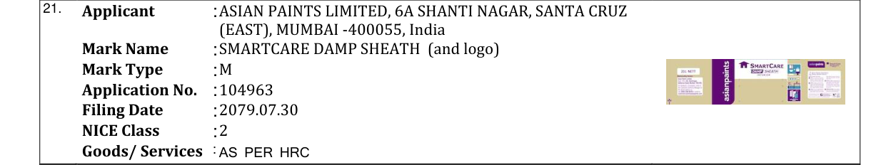 Original bulletin entry for SMARTCARE DAMP SHEATH (and logo)