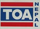 TOA NEPAL (and logo) trademark logo