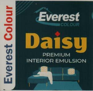 DAISY PREMIUM INTERIOR EMULSION PAINT (and logo) trademark logo