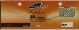 KANCHAN METAL PRIMER (and logo) trademark logo