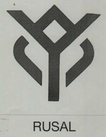 RUSAL (and logo) trademark logo