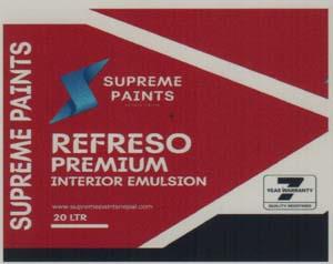 REFRESO (and logo) trademark logo