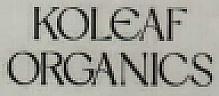 KOLEAF ORGANICS (and logo) trademark logo
