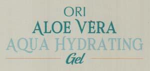 ORI ALOE VERA AQUA HYDRATING GEL (and logo) trademark logo