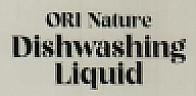 ORI NATURE DISHWASHING LIQUID (and logo) trademark logo
