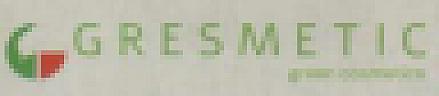 GRESMETIC GREEN COSMETICS (and logo) trademark logo