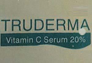 TRUDERMA VITAMIN C SERUM 20% (and logo) trademark logo