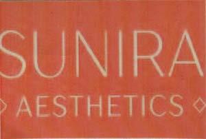 SUNIRA AESTHETICS (and logo) trademark logo