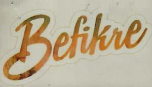 BEFIKRE (and logo) trademark logo