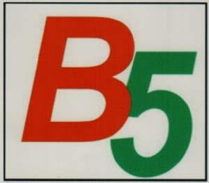 B5 (and logo) trademark logo