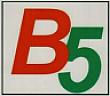 B5 (and logo) trademark logo