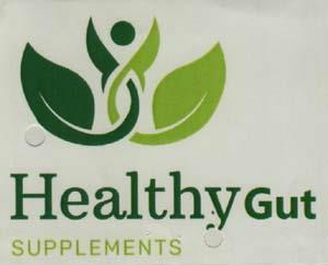 HEALTHY GUT (and logo) trademark logo