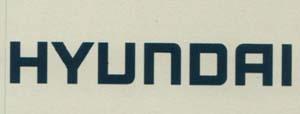 HYUNDAI (and logo) trademark logo