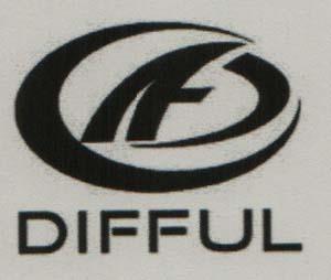DIFFUL (and logo) trademark logo