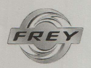 FREY (and logo) trademark logo
