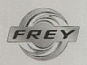 FREY (and logo) trademark logo